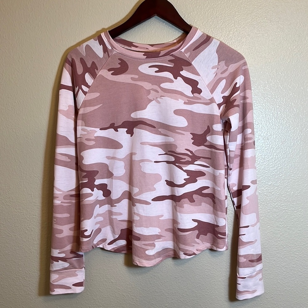 𝅺LOVE Tribe Pink Camo Long Sleeve Shirt